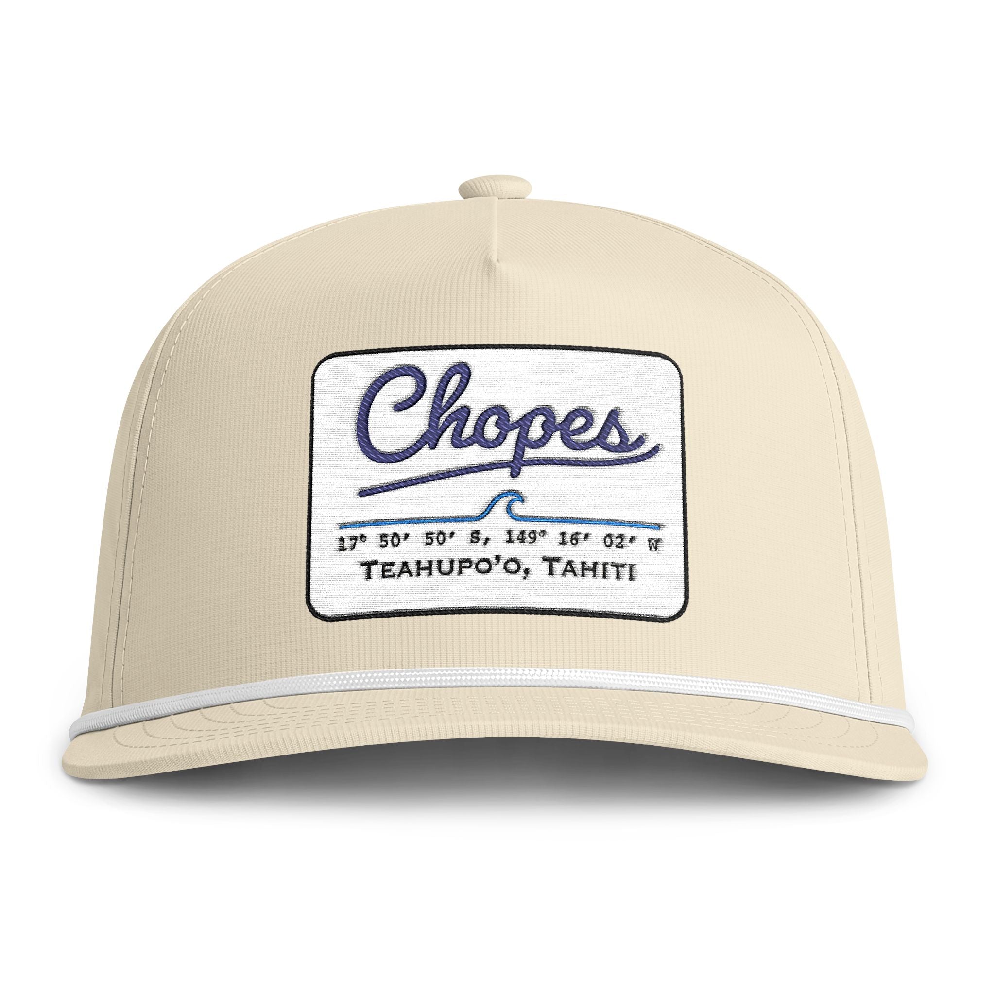 Chopes Rope Cap — Vintage Surf Trucker Hat (Teahupo'o Tahiti)