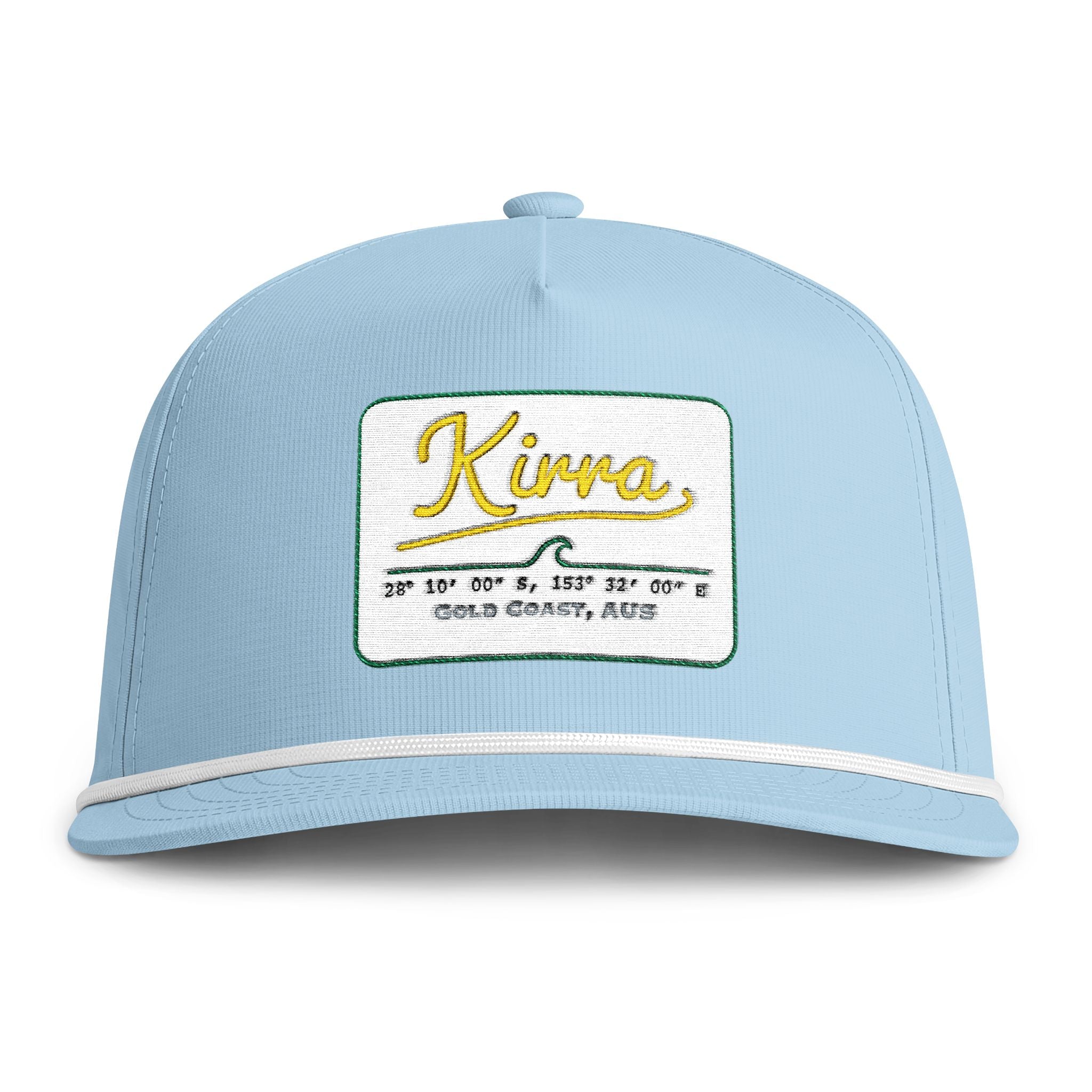 Trucker Hat - 'Kirra' Sunwashed Rope Patch Cap