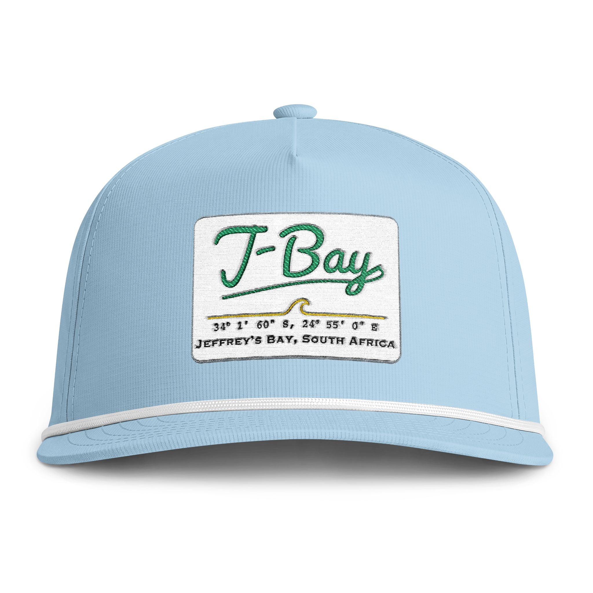 J-Bay Sunwashed Rope Cap — Vintage Surf Patch Trucker Hat