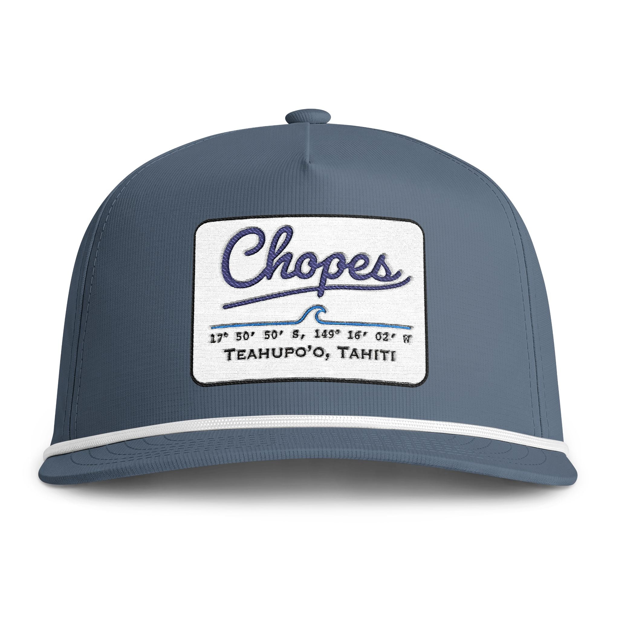 Chopes Rope Cap — Vintage Surf Trucker Hat (Teahupo'o Tahiti)