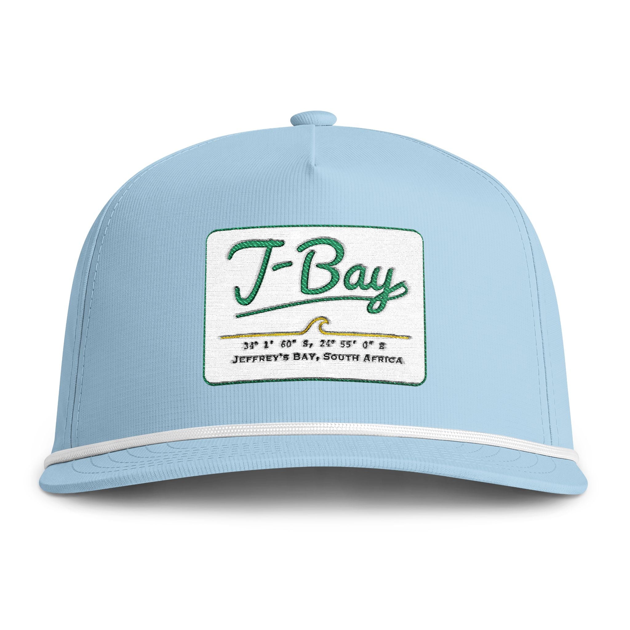 J-Bay Sunwashed Rope Cap — Vintage Surf Patch Trucker Hat
