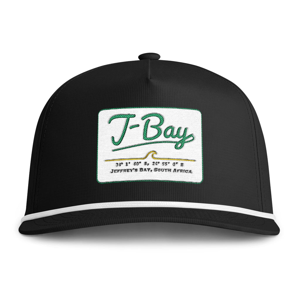 J-Bay Sunwashed Rope Cap — Vintage Surf Patch Trucker Hat