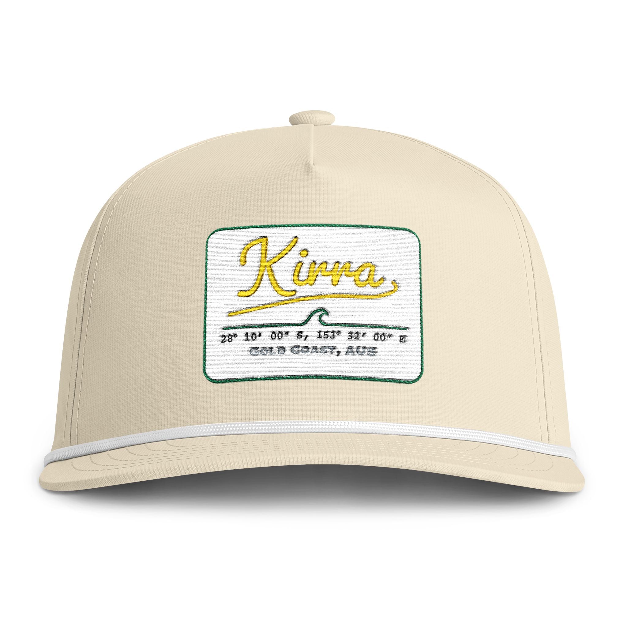 Trucker Hat - 'Kirra' Sunwashed Rope Patch Cap