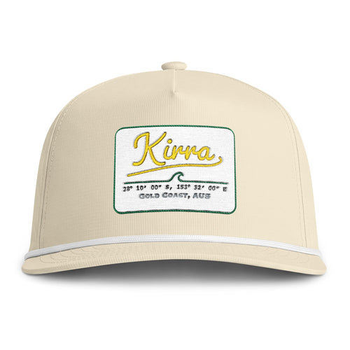 Trucker Hat - 'Kirra' Sunwashed Rope Patch Cap